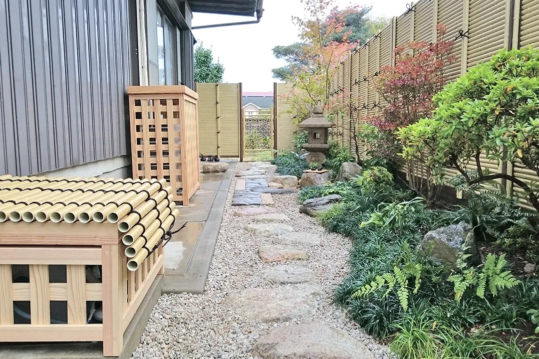 静寂な空間で愉しむ茶庭